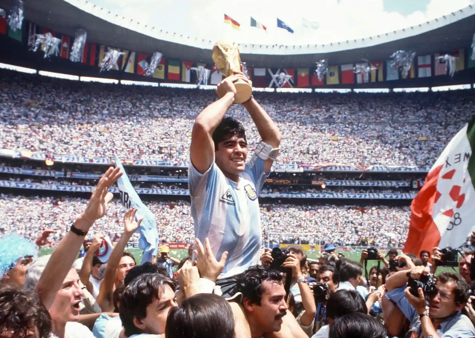 argentina celebrates return of maradona’s 1986 world cup worn shirt