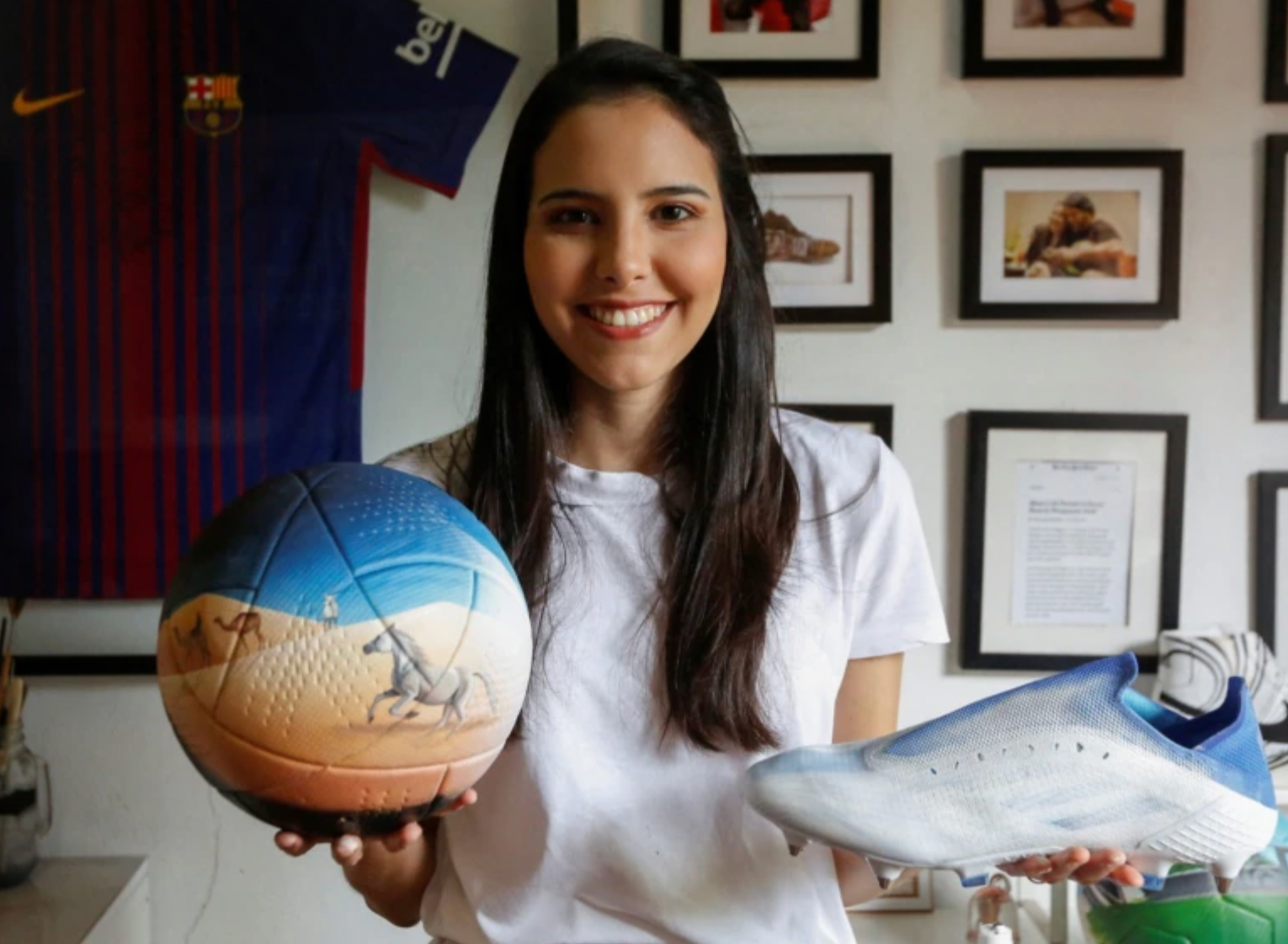 Paraguayan Artist Famous for Painting Soccer Shoes For Messi
