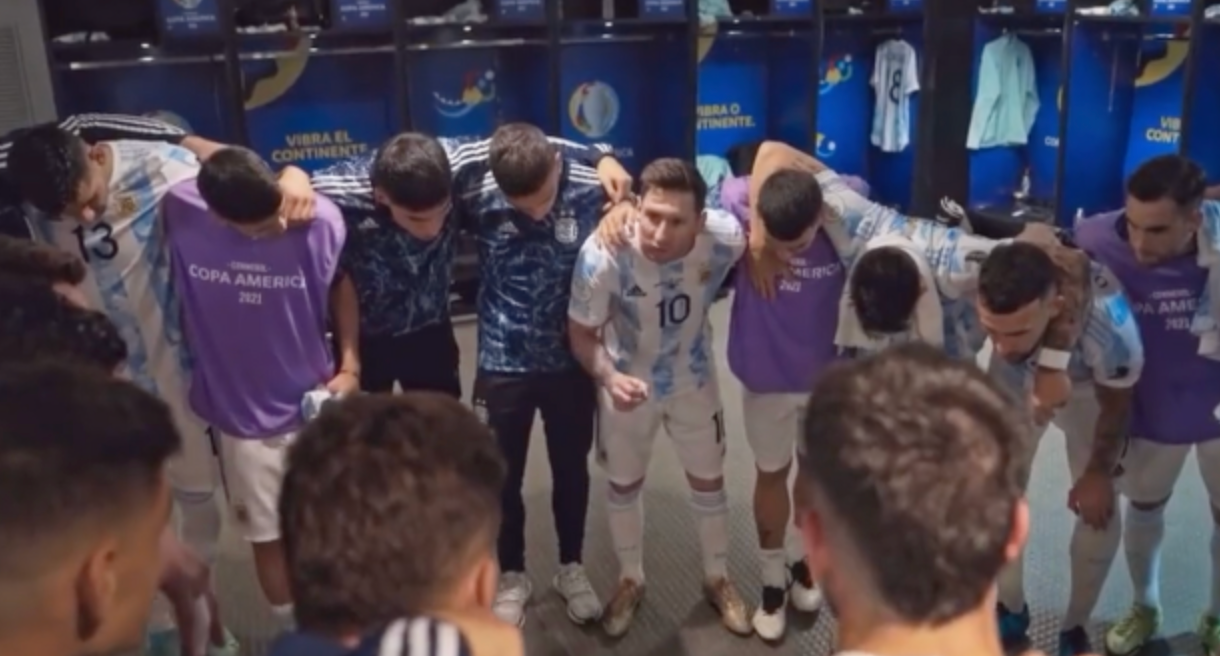 messi’s copa America Final’s Speech Revealed in Netflix Doc
