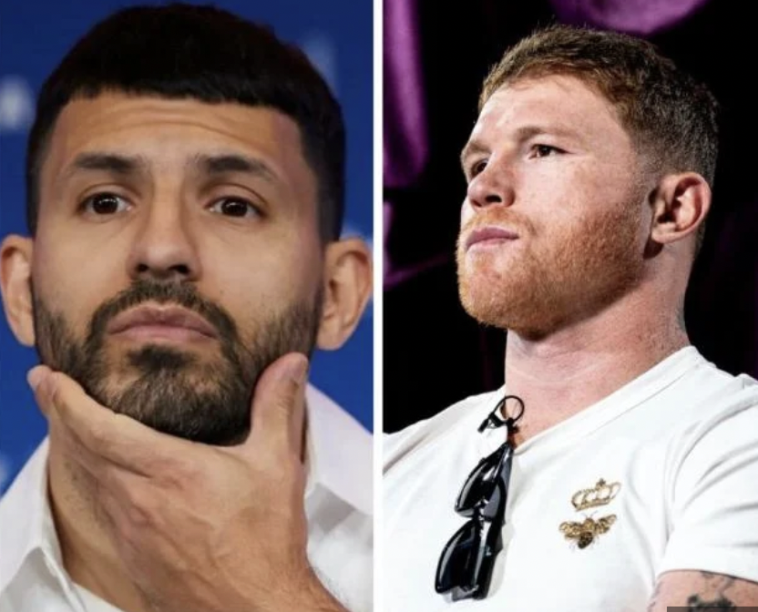 Canelo Now Having Words With Aguero Over the Messi Incident