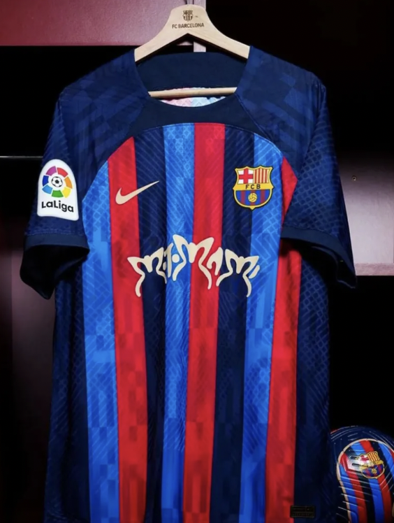 Barcelona to Wear a Uniform Featuring Rosalia's MOTOMAMI Logo - Barrio