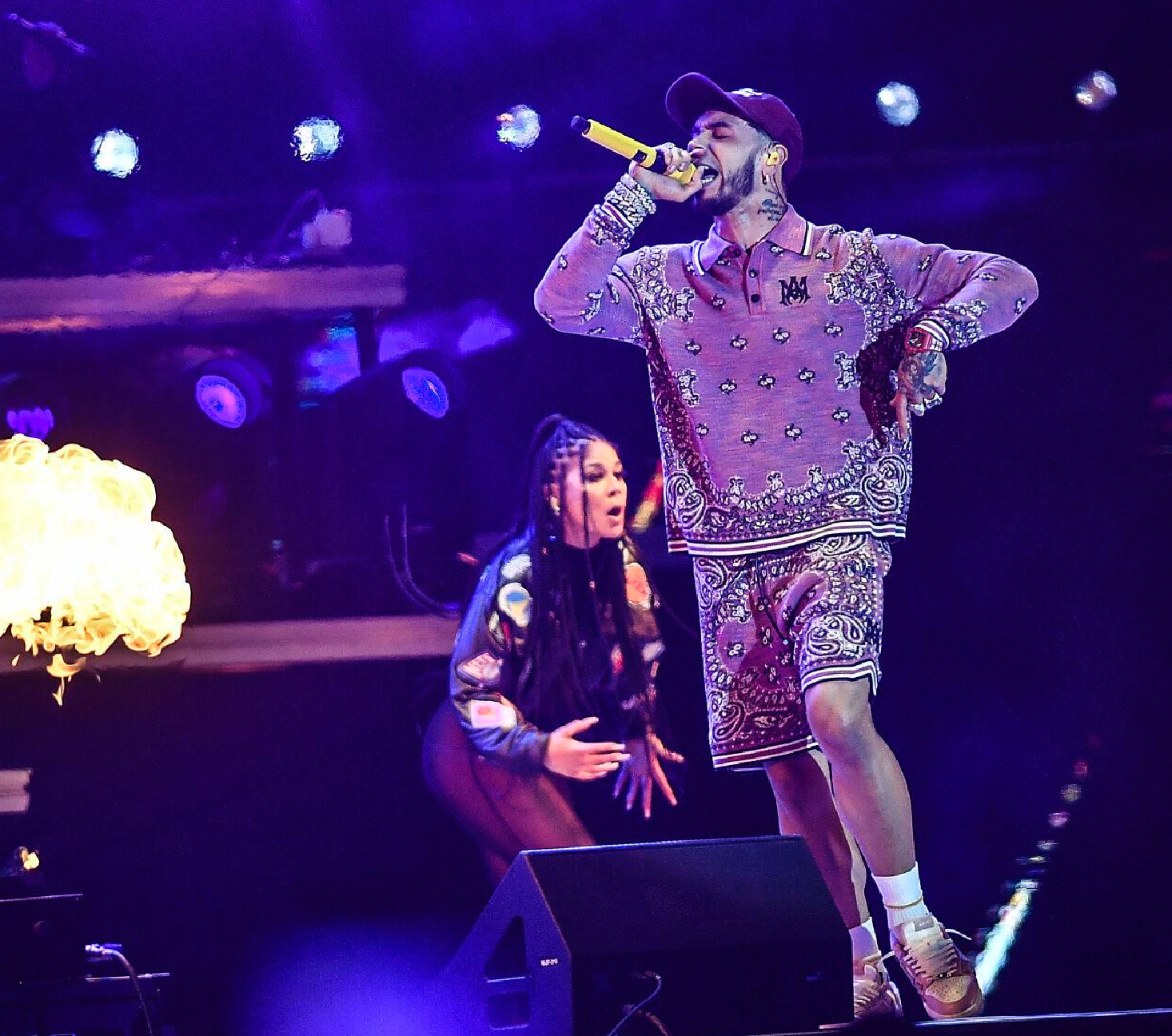 Anuel Performs In Front of 120k fans in Venezuela