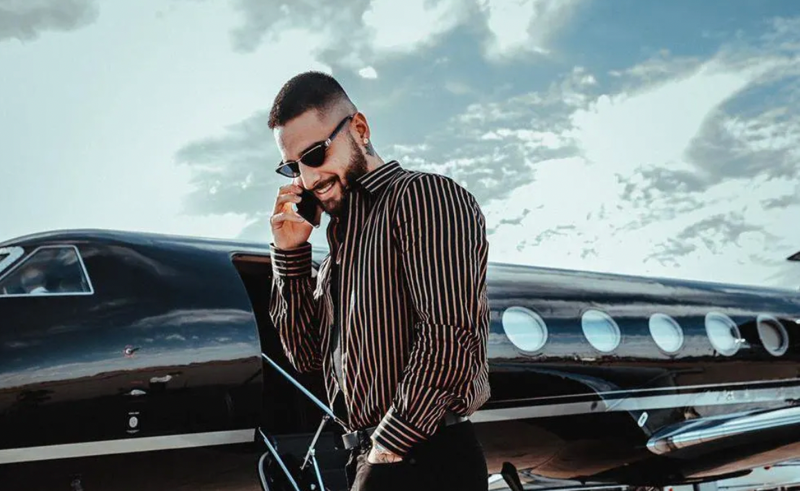 Take a Look at Maluma’s Gulfstream G450