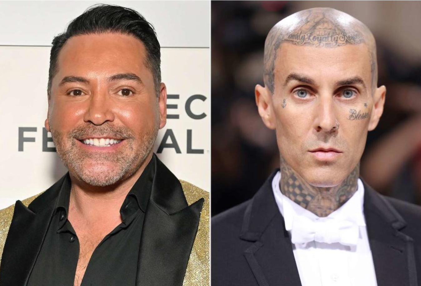 Oscar De La Hoya thanks Travis Barker for raising his Daughter Atiana