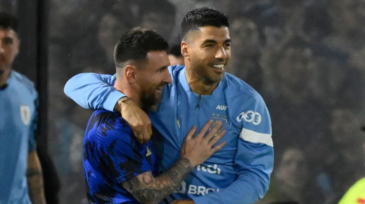 Suárez sends message to Messi after Uruguay beat Argentina