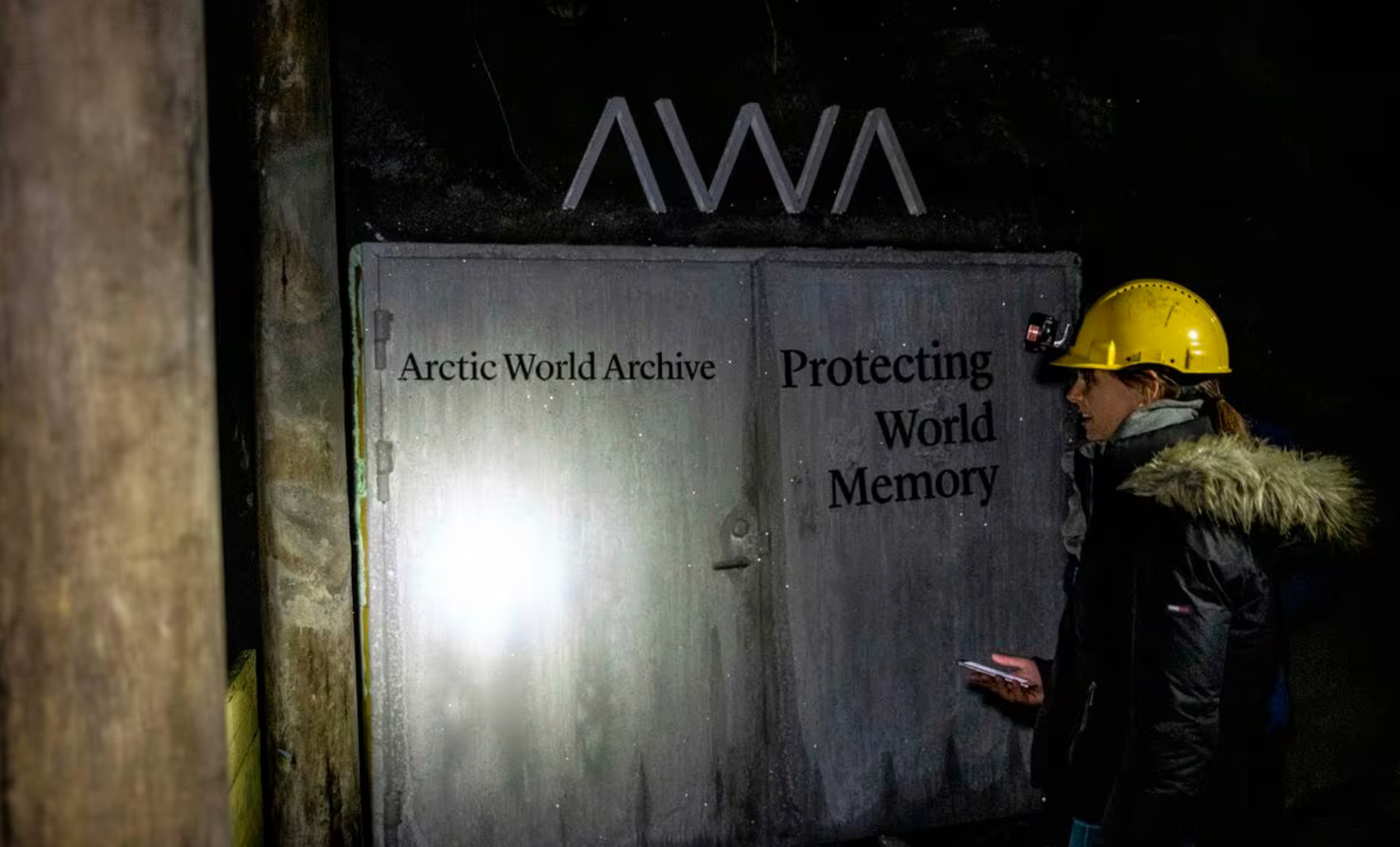 Why is the first Mexican flag stored inside a frozen Norwegian mountain?
