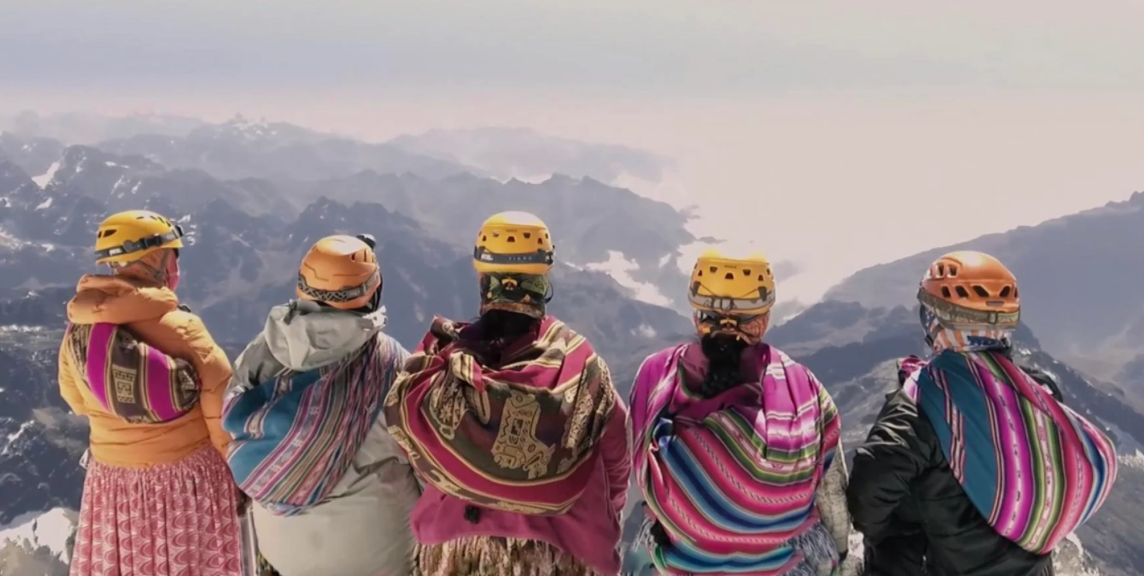 Indigenous Bolivian women, known as ‘Cholita Climbers’, break s &hellip;