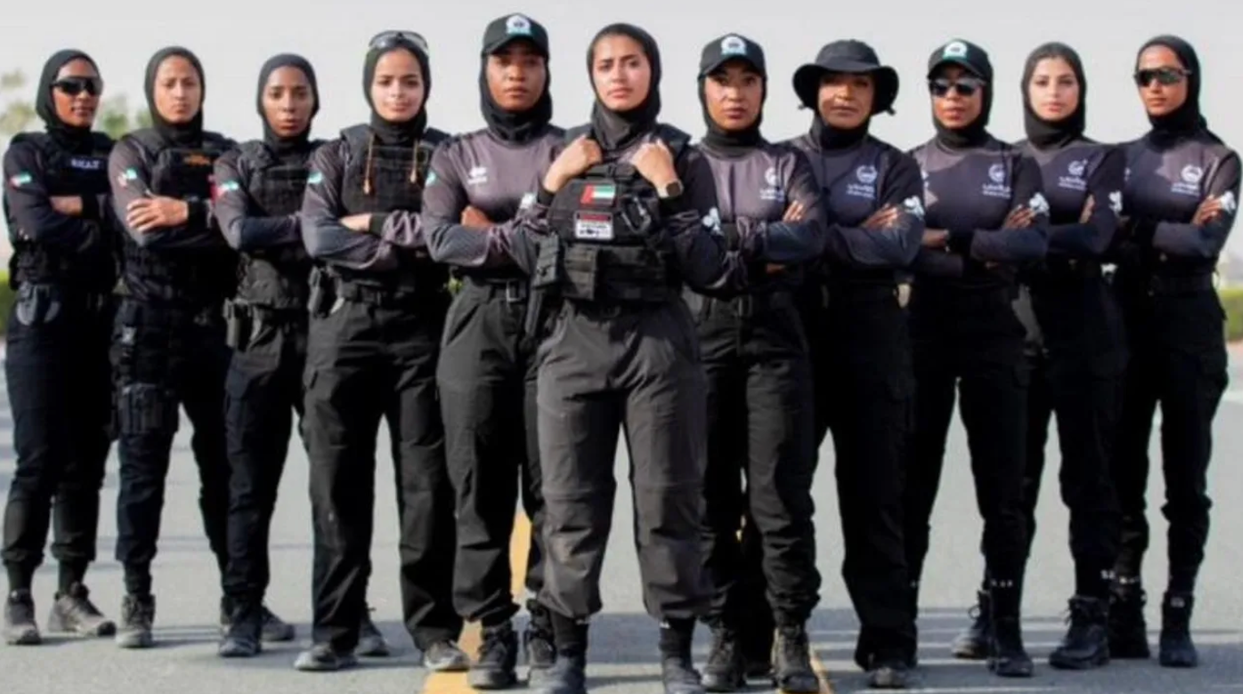 Chile sends all women SWAT team in an international competition in the UAE