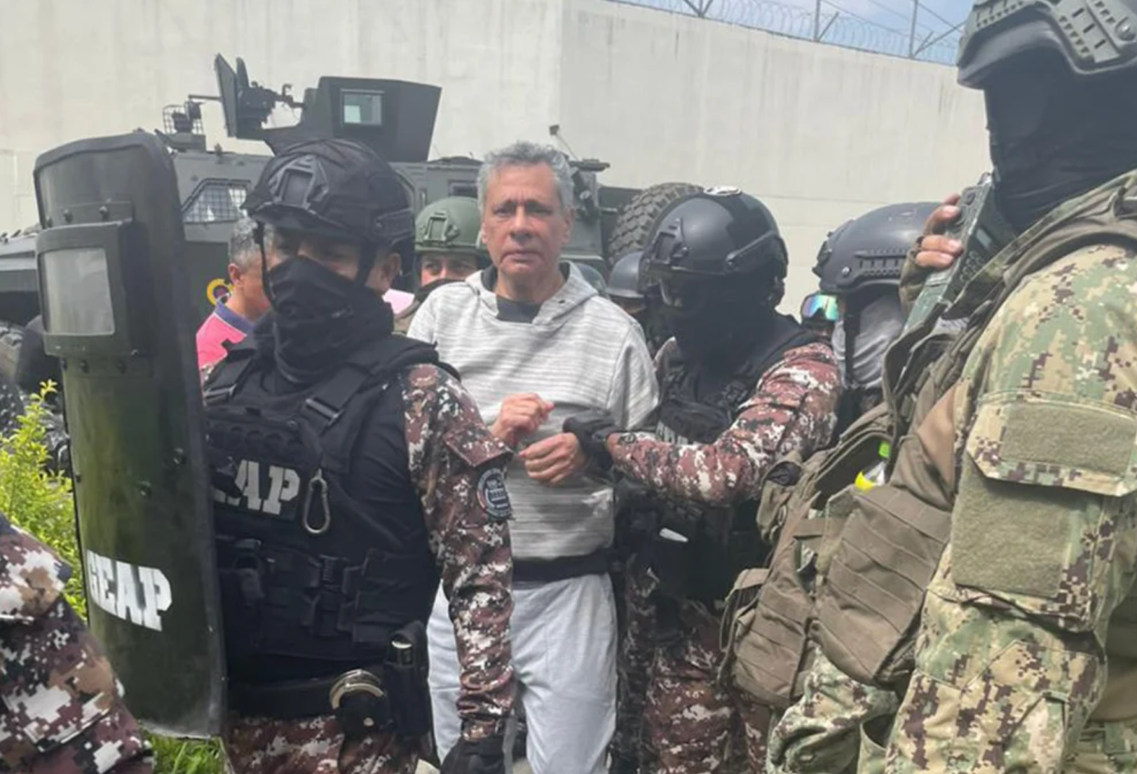 Ecuador faces backlash after storming Mexican embassy to arrest former VP