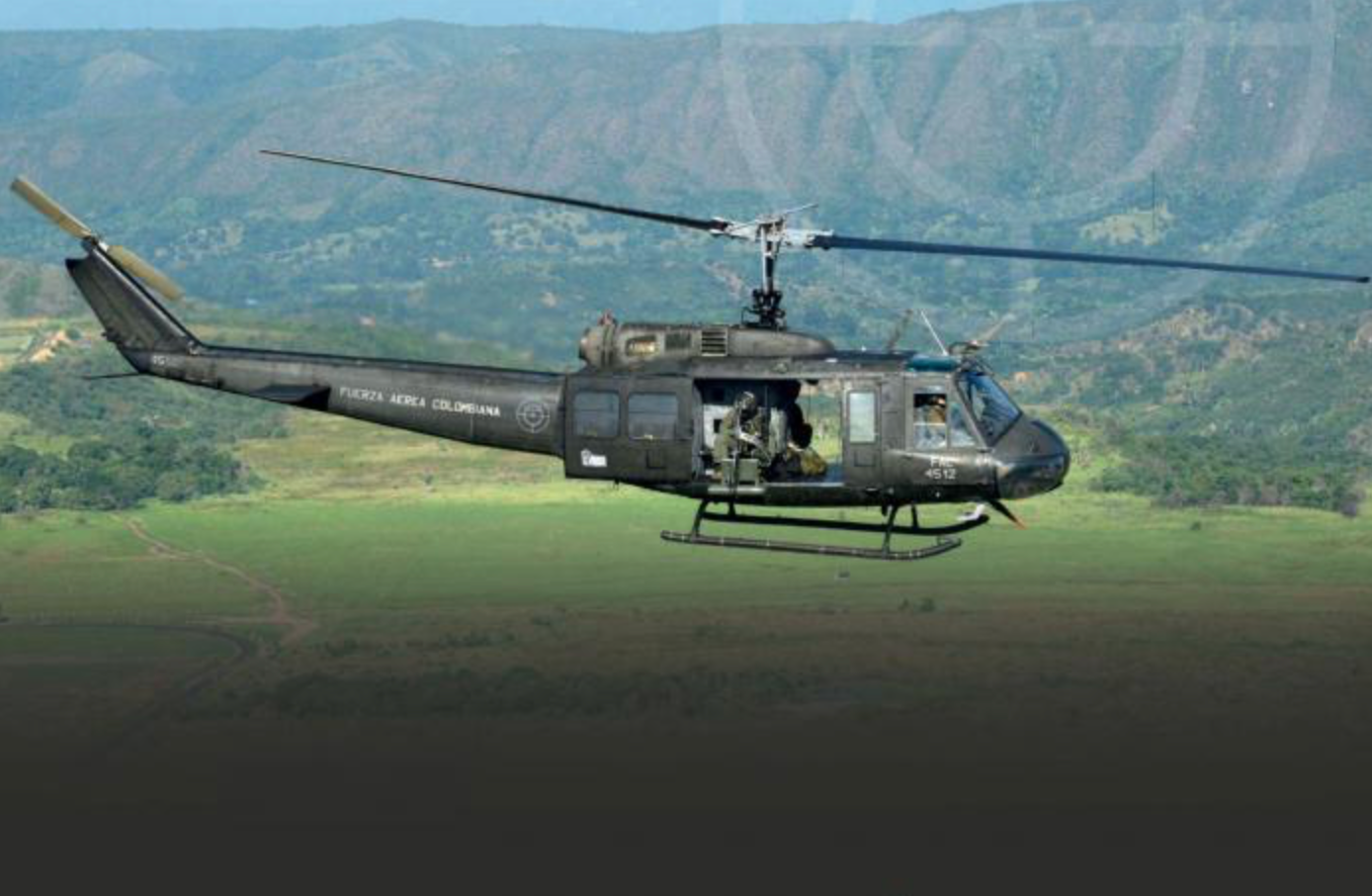 A Colombian army helicopter has crashed killing 9 soldiers