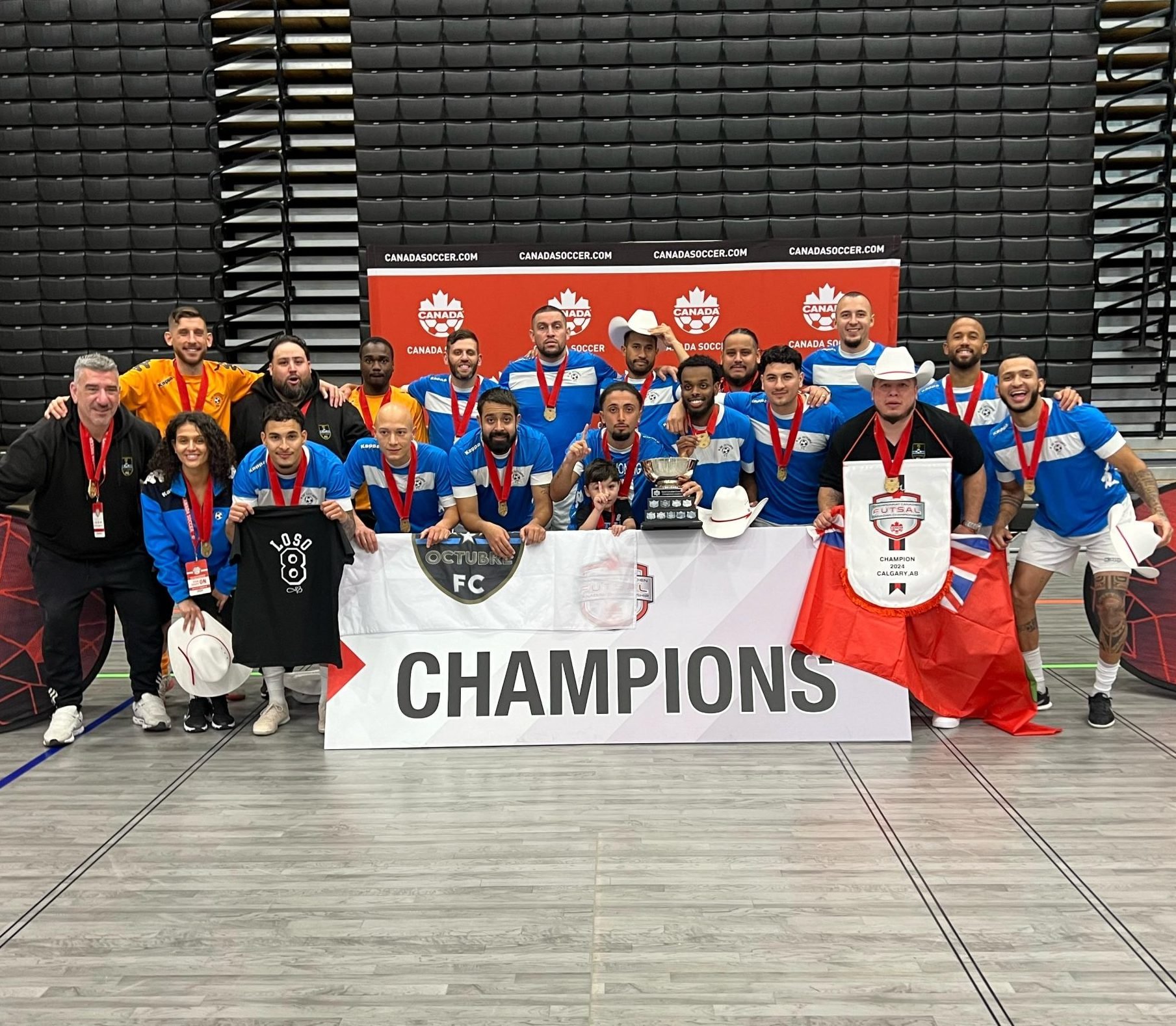 9 de Octubre FC are back to back Futsal Canadian Champions