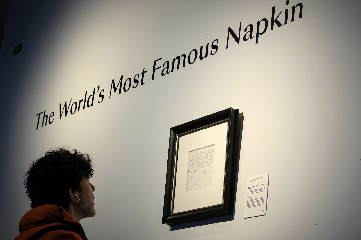 Messi’s napkin contract sells for almost $1 million