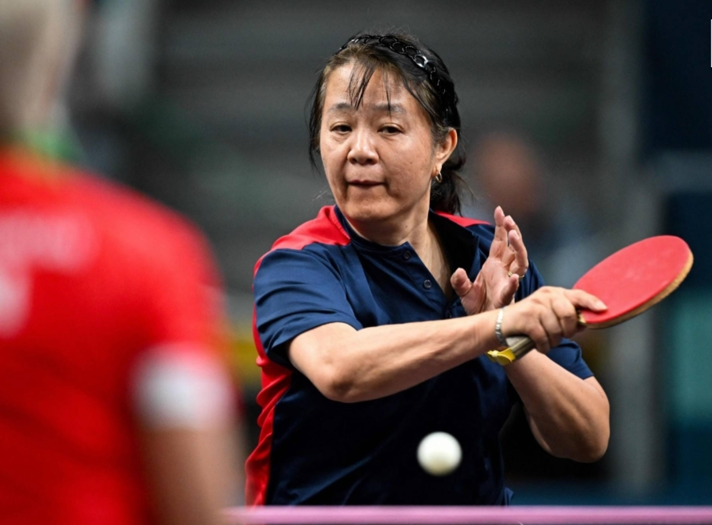 Table tennis player Zhiying Zeng just made her Olympic debut for Chile at a &hellip;