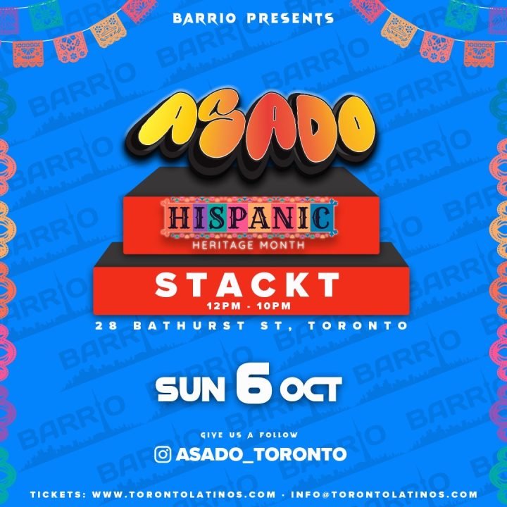 Toronto is celebrating Hispanic Heritage Month this Sunday at Stackt