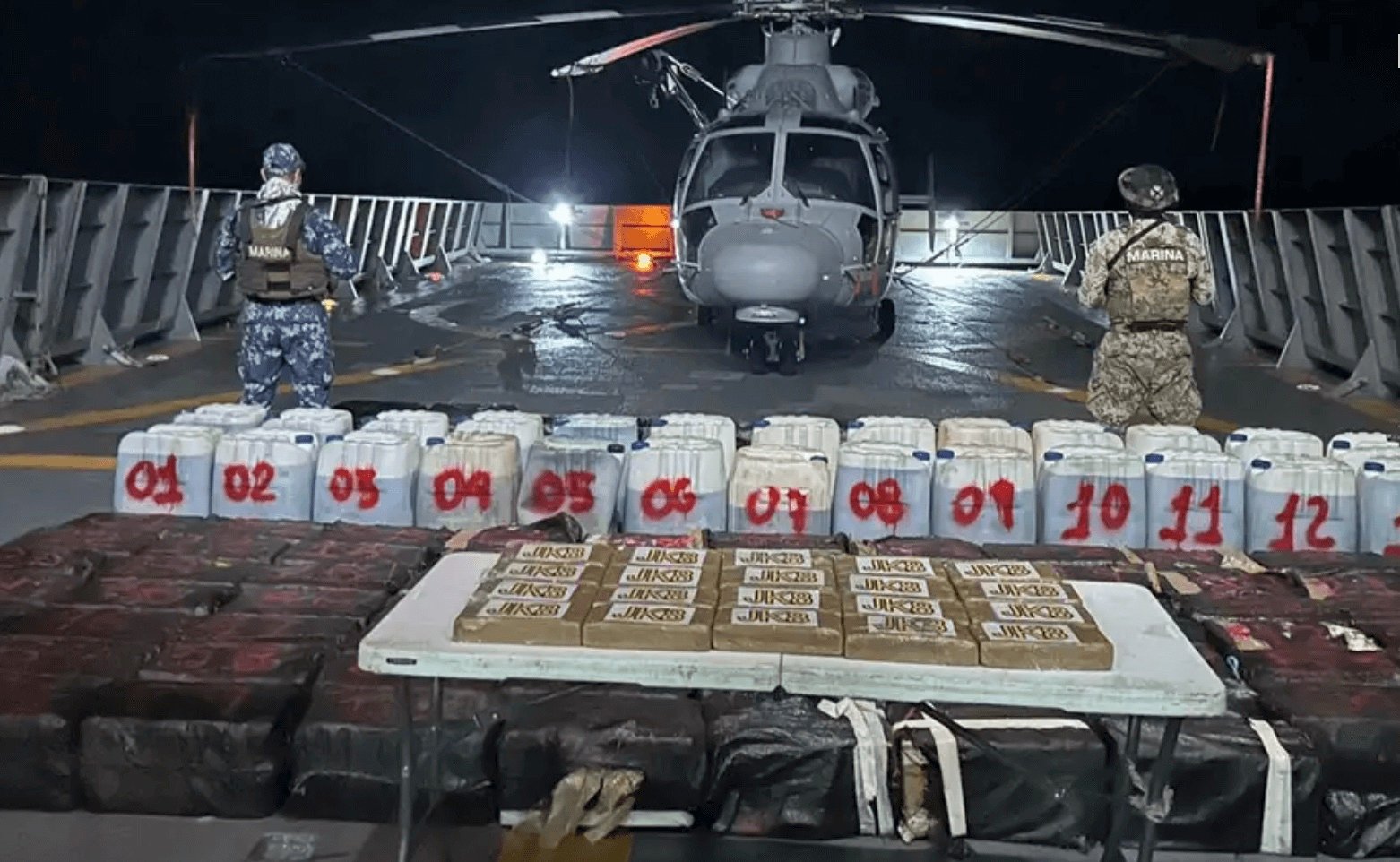 Mexico’s Navy seizes drugs worth more than USD $100 million