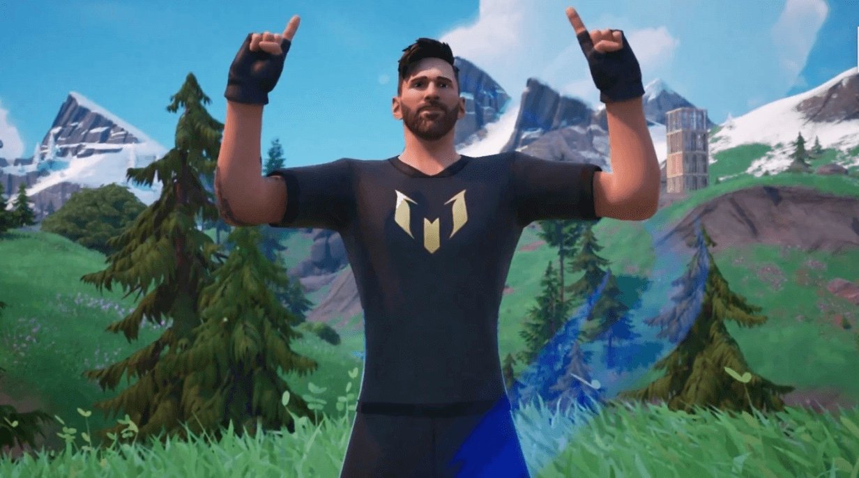 Messi x Fortnite skin release