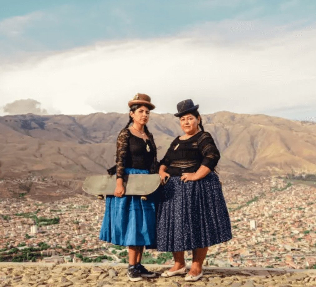 Imilla girls popularizing skateboarding in Bolivia