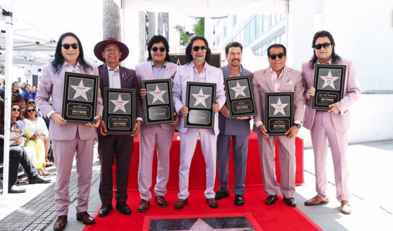 Los Bukis Honor Immigrants During Hollywood Walk of Fame Ceremony