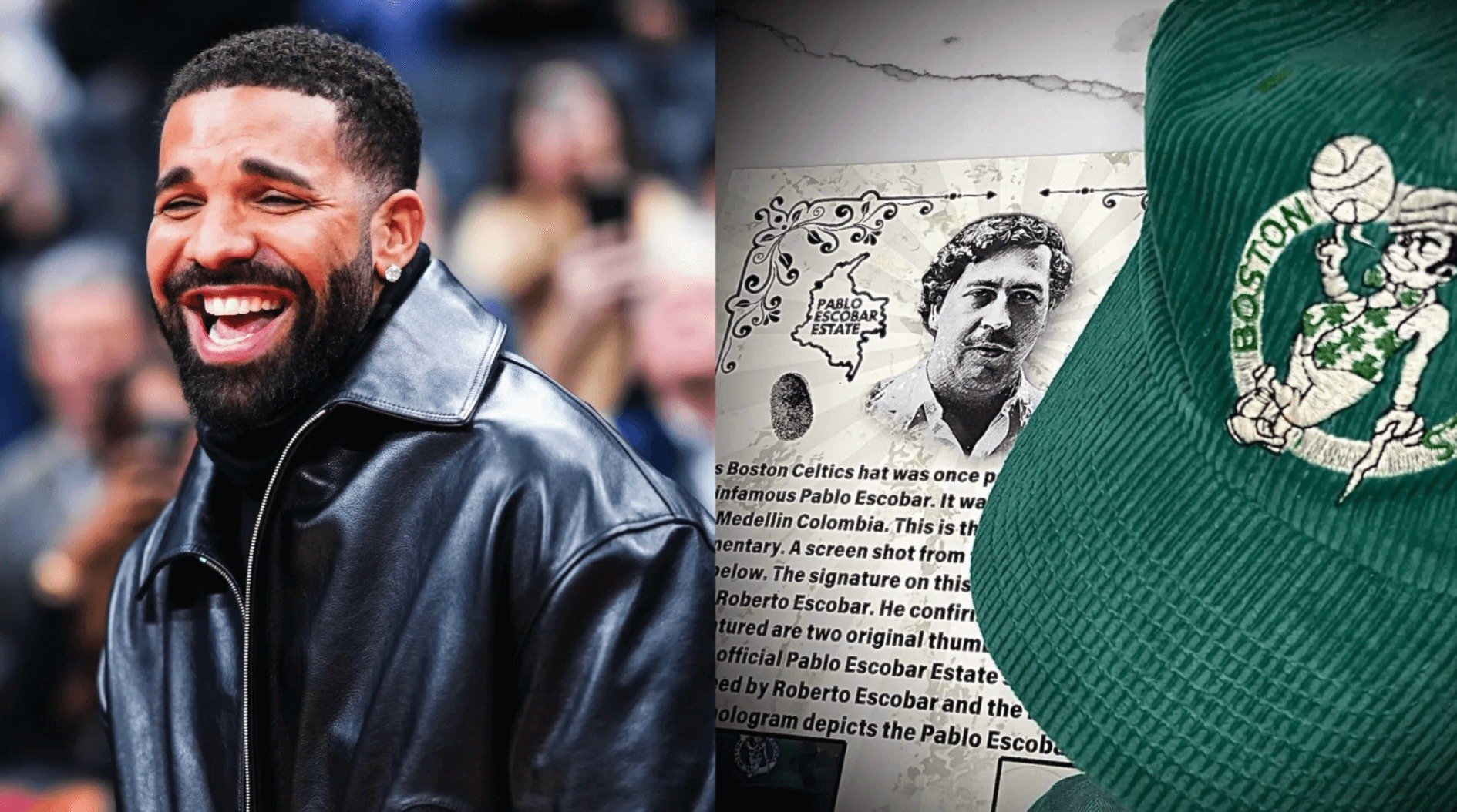 Drake Adds Rare Pablo Escobar Memorabilia To His Collection